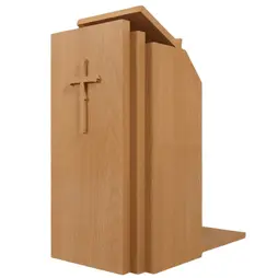 Ambo of wood with cross - AMB 02