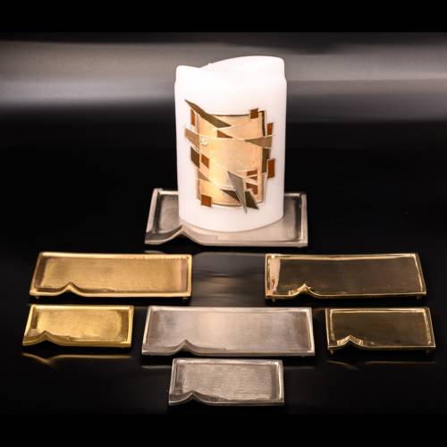 Rectangular candle coaster