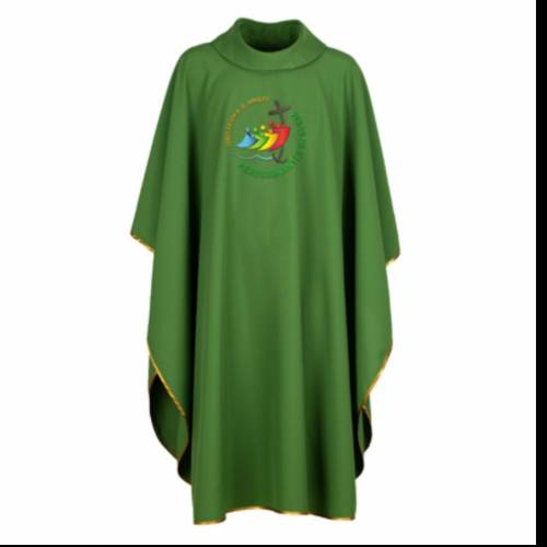 Kasula 4 Kolory Liturgiczne Haft Logo JUBILEUSZ 2025 Rzym