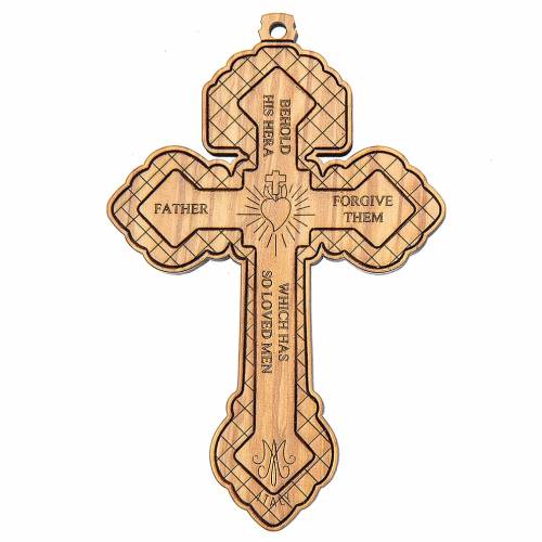 Forgiveness Cross made of olive wood