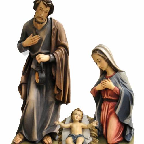 Fiberglass Holy Family Mary, Baby Jesus, St. Joseph - color