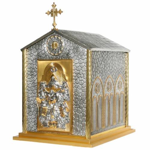 Mosiężne Tabernakulum z Oświetleniem
