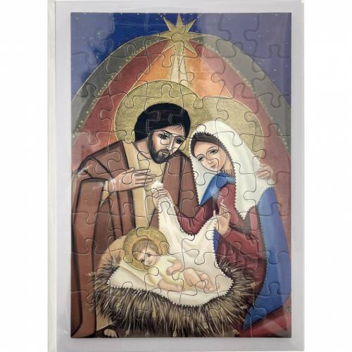 PZM09 PUZZLE BOŻONARODZENIOWE Z PERSONALIZOWALNYM PRZESŁANIEM