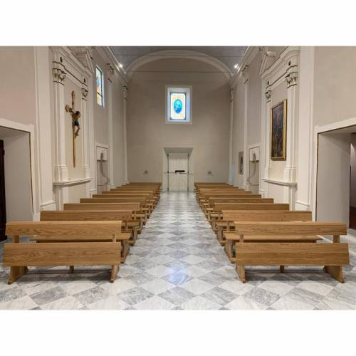 Ławka Drewniana - Mod. Św. Pius X