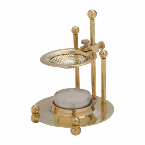 Brass incense burner H 10 cm