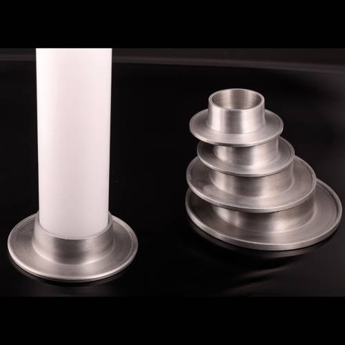 Matowy Aluminiowy Świecznik