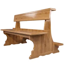 Banco in legno - Mod. S. Pio X