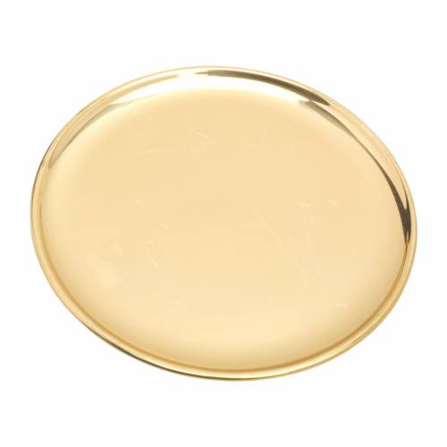 Round brass plate D 19 cm