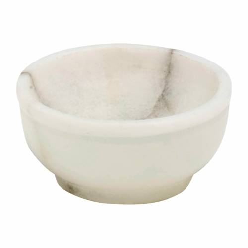 White soapstone incense bowl