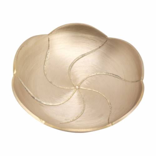 Matte brass coaster Lotus