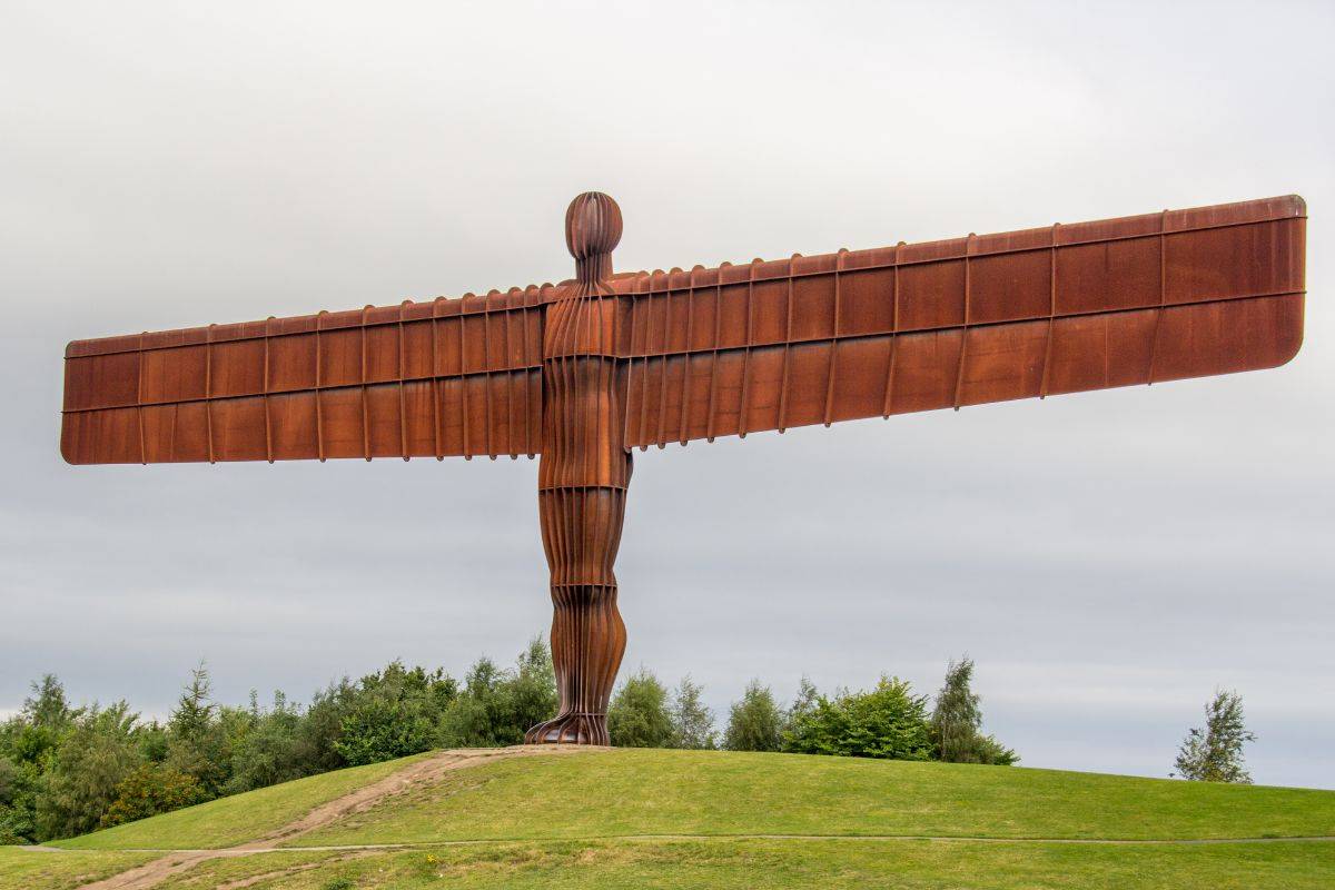 La più grande statua d'angelo al mondo a Gateshead