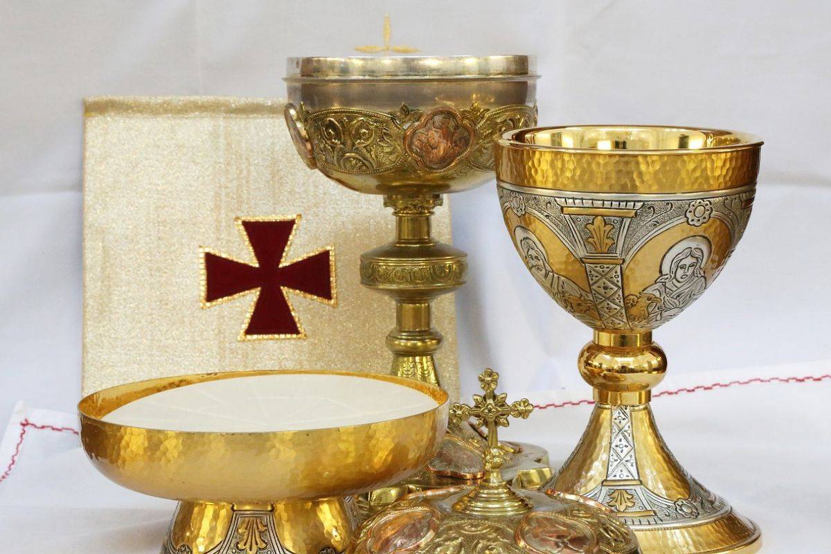 Chalice and ciborium: two essential liturgical supplies for the Eucharist