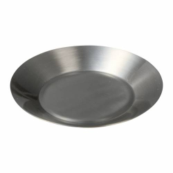 Concave candle plate