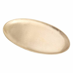 Brass Candle plate with thorn D 14 cm