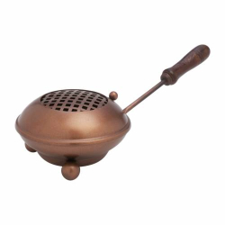 Incense pan copper finish