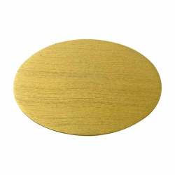 Gold aluminium coaster