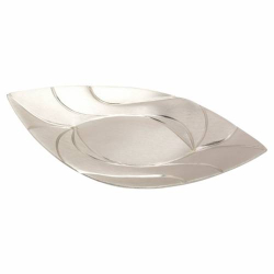 Oval candle plate 21x11 cm