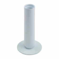 Świecznik Żelazny Biały H 12 cm
