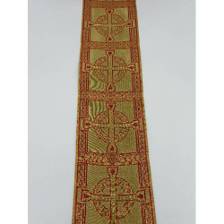 Szeroki Galon (10,5 cm) Liturgiczny Półmetalowy EMMA 250