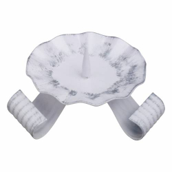 Three footed Iron candle plate