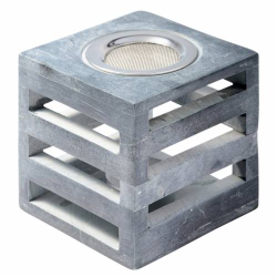 Square incense burner