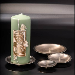 Brass Coaster with thorn D 16 cm