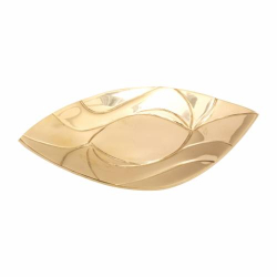 Oval candle plate 21x11 cm