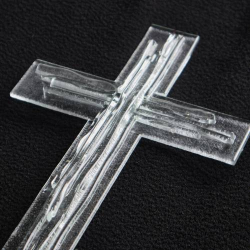 Krzyż ze Szkła Fusionnowego do Rozłożenia