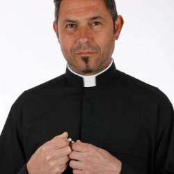 Koszule z kołnierzem rzymskim 100% bawełna popelina