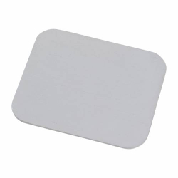 White aluminium candle coaster 13,5x10 cm
