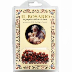 libro -  Il Rosario, la preghiera filiale cristiana - confezionato con rosario