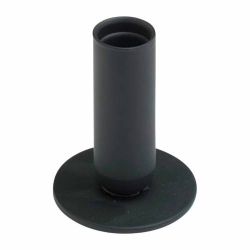 Candleholder iron black H 8 cm