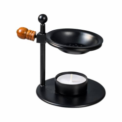 Incense burner of black iron