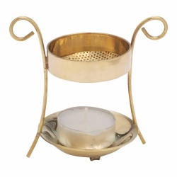 Incense burner of brass H 9 cm