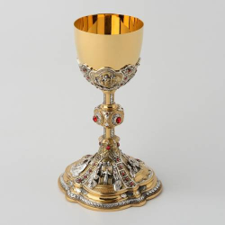 Kielich Mosiężny Jezus Chrystus