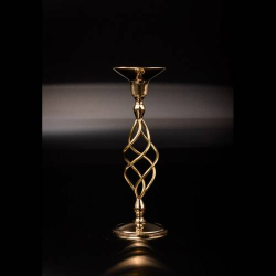 Spiralny Kandelabr H 23 cm