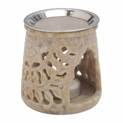 Clear incense burner