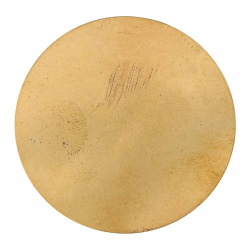 Saucer incense burner replacement in golden brass