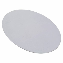 White aluminium coaster 20,5x14 cm