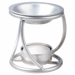 Incense burner silver-coloured