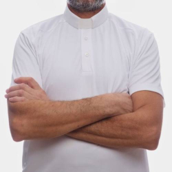 POLO KLERYCKIE MATERIAŁ TECHNICZNY D/K 100% POLIESTER