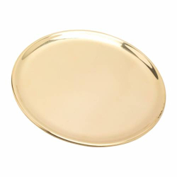 Polished brass coaster D 14 cm