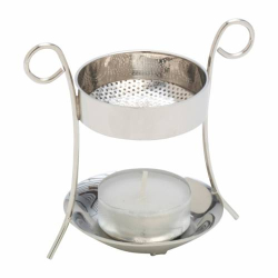 Incense burner H 8 cm nickel plated