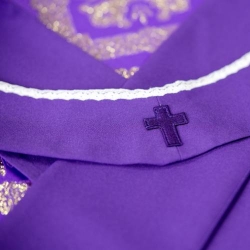 Violet chasuble