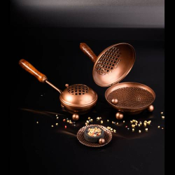 Incense pan copper finish