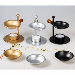 Incense burner of black iron