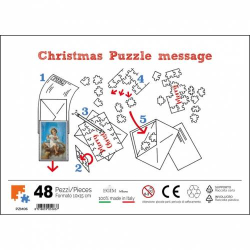 PZM06 PUZZLE BOŻONARODZENIOWE Z PERSONALIZOWALNYM PRZESŁANIEM