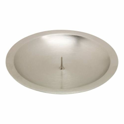 Coaster of matte brass D 10,5 cm