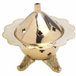 Incense burner gold coloured