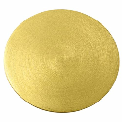 Coaster Alu gold D 12 cm